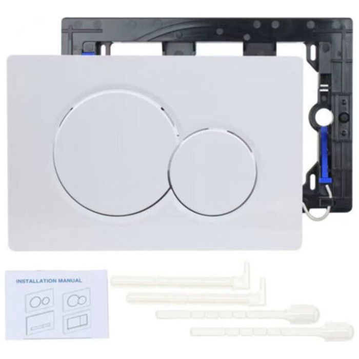 blanc Convient pour le panneau Geberit SIGMA01 bouton de réservoir deau caché 115.770