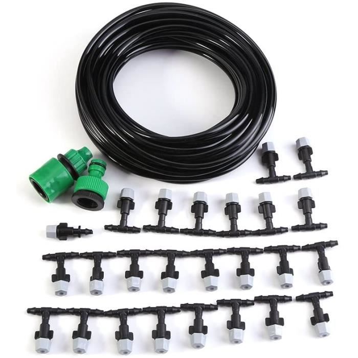 Système D'Irrigation Modulaire VONROC - 15 M De Tuyau, 10 Arroseurs, 3 Modes (Pulvérisation, Goutte à Goutte, Brumisation)