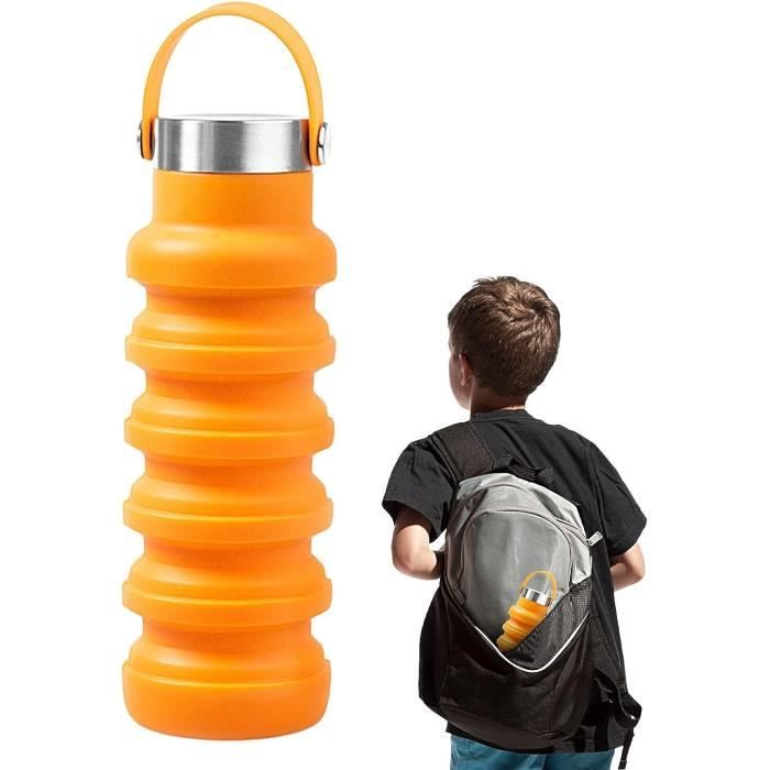 700Ml Bouteilles D'Eau Pliable, 6 Pack Flexible Bouteilles Deau