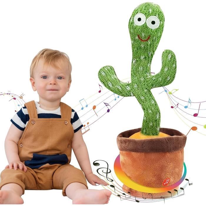Cactus Qui Danse et Répète - Cactus Parlant - Cactus Jouet Interactif pour  Enfants - Cactus Chantant , Fonctionne à Piles - Cdiscount