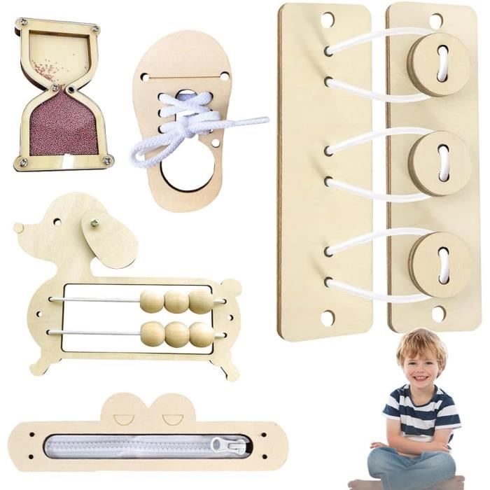 Busy Board - Montessori - Tableau Sensoriel - 21 Activités - Non Busy Board - Montessori - Tableau Sensoriel - 21 Activités - Non