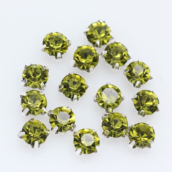 720 Strass Ronds à Coudre – 6 Mm, Verre à Facettes – Pour Vêtements, Accessoires, Loisirs Créatifs, Décoration - 2