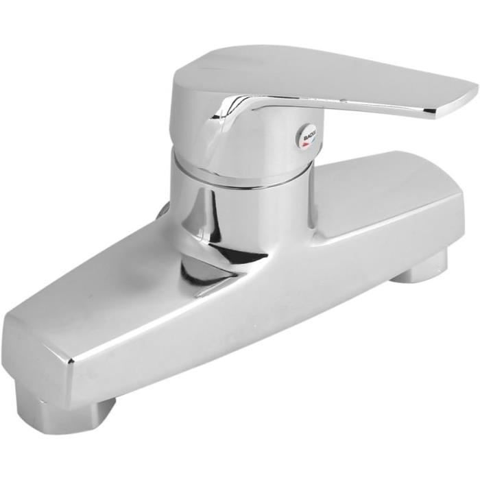 Omabeta Robinet d'évier de lavabo temporisé Robinet d'évier de lavabo à retardement, en alliage