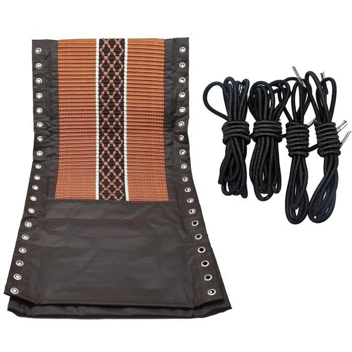 Kit De 4 élastiques De Rechange Pour Transat Lafuma - 2 Longs (2.25m) Et 2 Courts (1.5m) - 4