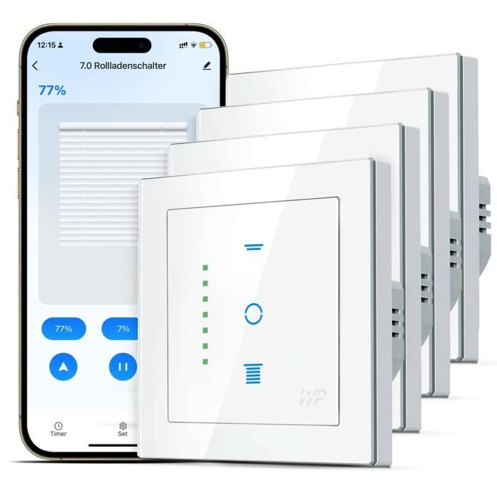 Pack De 4 Interrupteurs SONOFF Pour Stores Et Volets Roulants
