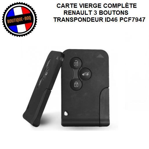 CARTE MEGANE2 VIERGE 433 MHz ID46 PCF7947 – NABIL GROUPE