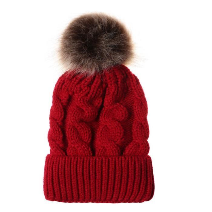 Bonnet Pompon Femme Cdiscount