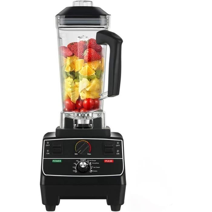 Blender Smoothie 500W - Mixeur Portable Avec 2 Bouteilles Tritan 600ml Sans BPA