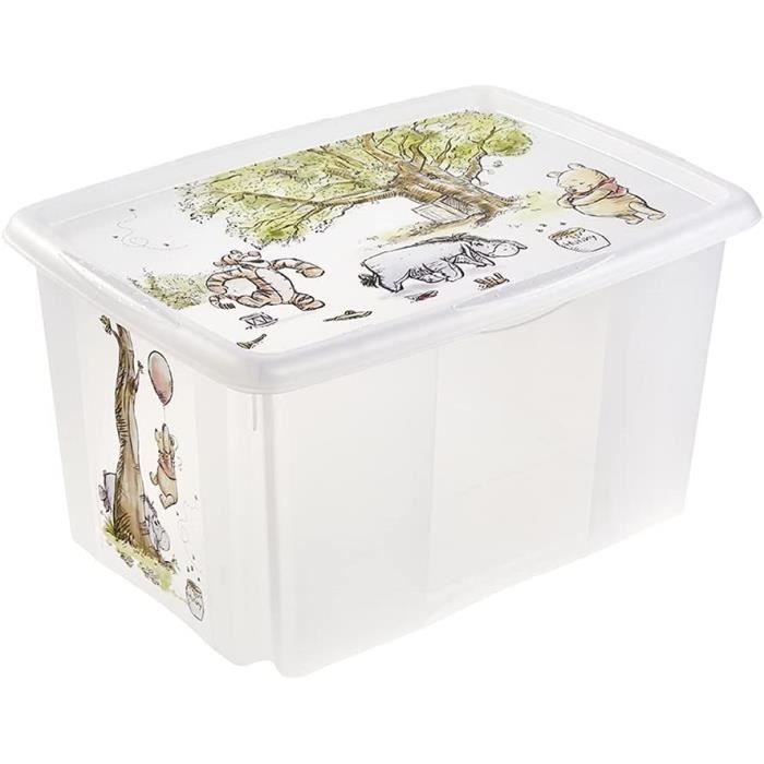 Boîte De Rangement En Céramique Avec Couvercle En Bambou WENKO Lorca 0,45 L | Design Méditerranéen Bleu Et Blanc | Pour Cuisine, Salle De Bain, Rangement Hermétique