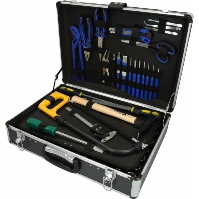 Coffret d'outils universel | 143 pièces - Brilliant Tools BT024143 - Malette outils