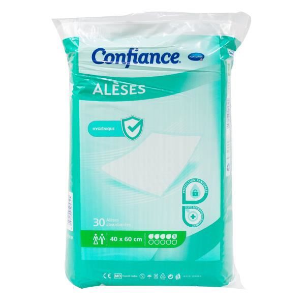 Alèse - HARTMANN - Confiance Niveau 1 - 40x60cm - 30 alèses