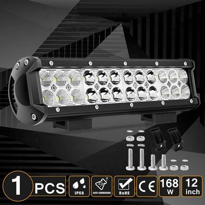 10 Inch 168W Phare de Travail, Longue Portee LED, Phare LED Moto