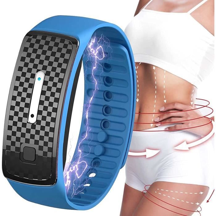 Bracelet à Ultrasons GFOUK - Équilibre énergétique - Titane - Noir Ou Blanc - Autonomie 130h - Détoxification