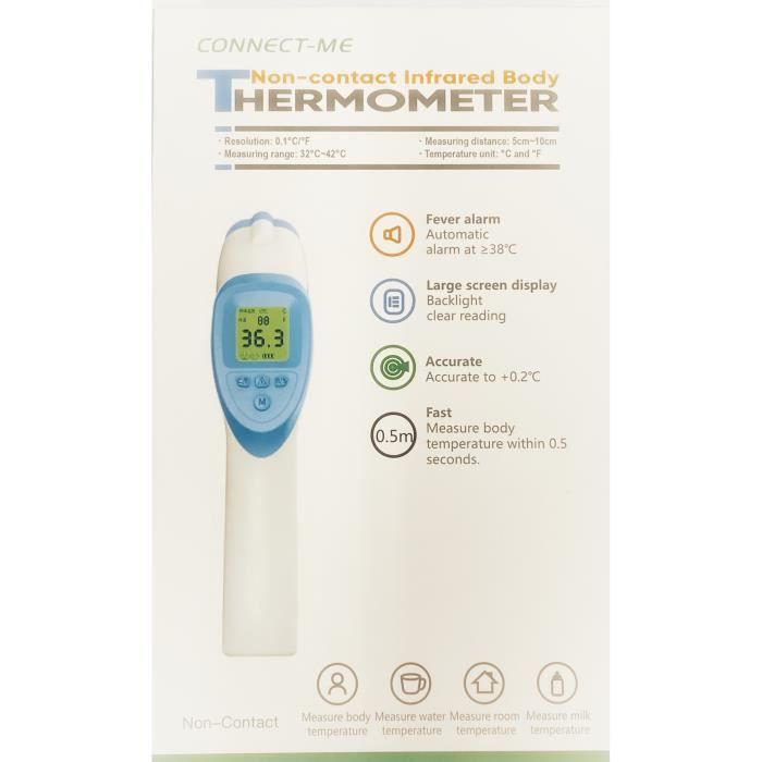 Thermometre Electronique Pour Bebe Enfant Adulte Connect Me Cdiscount Puericulture Eveil Bebe