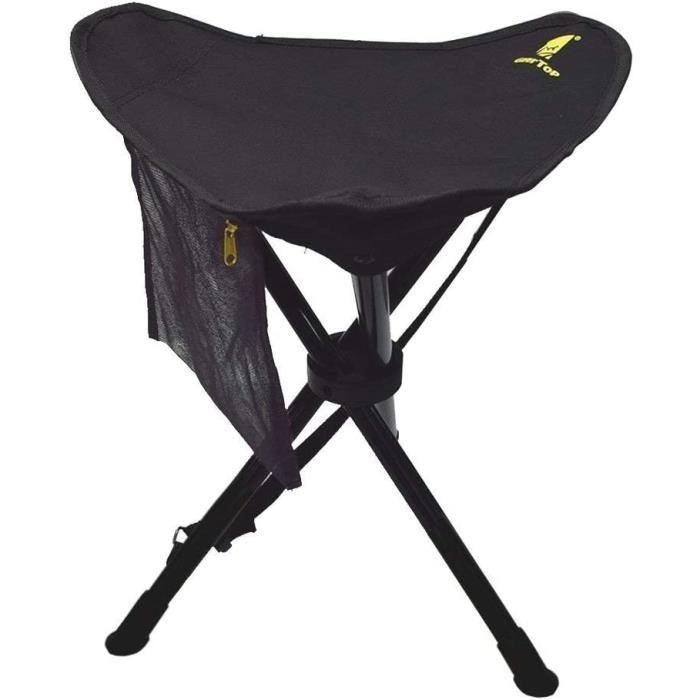 Tabouret Pliant Fox Outdoor Vert OD - Chaise Trépied Pour Camping, Pêche, Voyage