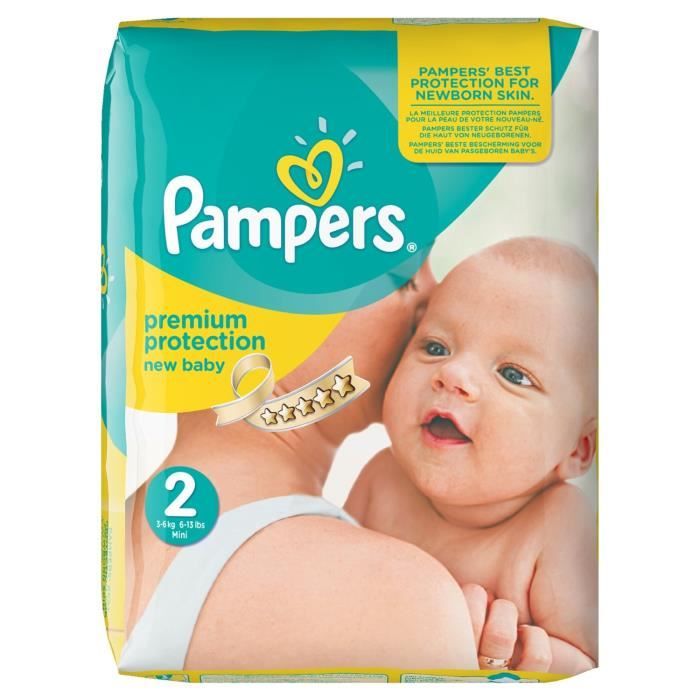 Pampers - Couches Taille 2 (3-6 kg) - Pack Economique 1 Mois de  Consommation x 240 couches - Cdiscount Puériculture & Eveil bébé