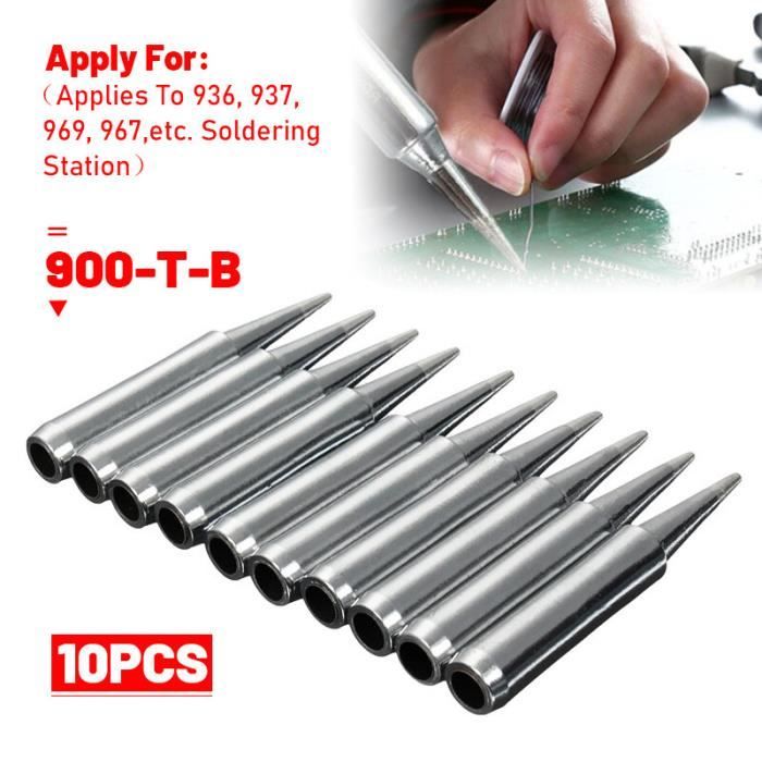Pointe à Souder Bord Plat 5.3mm – Modèle 900M-T-S3, Nickelée, Pour Station De Soudage électronique - 13