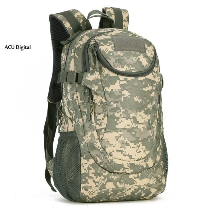 Sac à dos militaire - ACU - Étanche - Taille M - Camping - Sport - Voyage ACU
