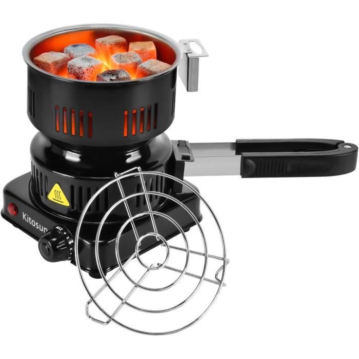 Rosenstein Allume-Charbon Électrique 800 W – Allumage Rapide Sans Fumée Ni Produits Toxiques