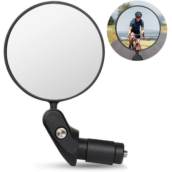 Yorimi Rétroviseur de vélo rétroviseur de vélo réglable rétroviseur Convexe Pliable pour vélos