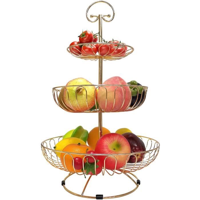 métal 38,1 cm présentoir de fruits Corbeille à fruits déco Circle Argenté métal 38,1 cm présentoir de fruits Corbeille à fruits déco Circle Argenté