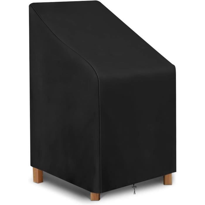 Housse De Protection Pour Chaises De Jardin Empilables - Tissu Oxford 420D, Imperméable, Anti-UV
