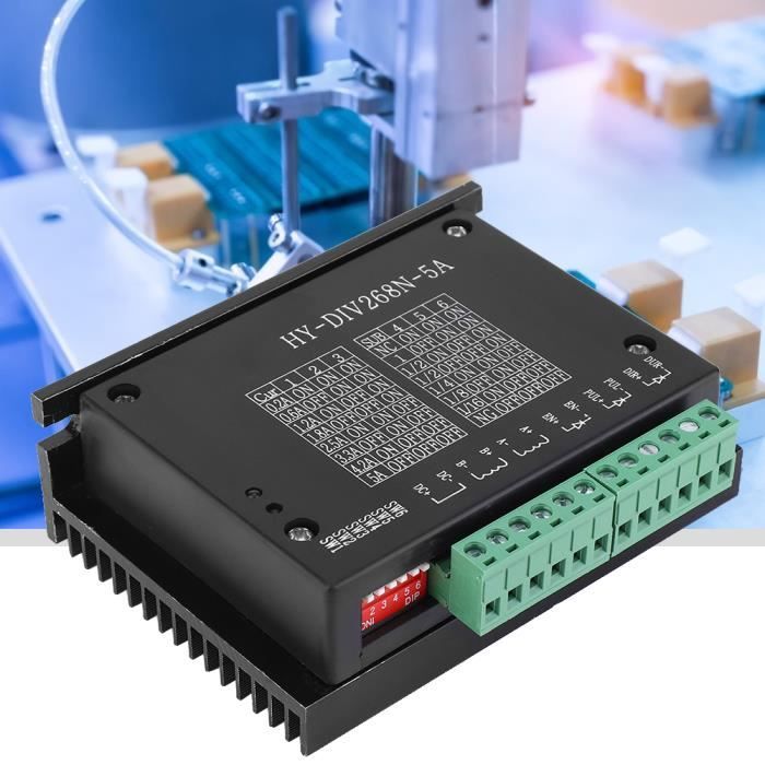 Driver TB6600 Moteur Pas à Pas – 9-42V 4A 32 Micro-Pas – Contrôleur Puissant Nema 17/23