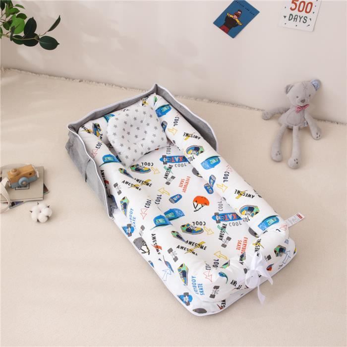 Organisateur De Rangement Pour Bébé En Carton - 32x42x17,5 Cm, 4 Séparateurs, Avec étiquettes - 11
