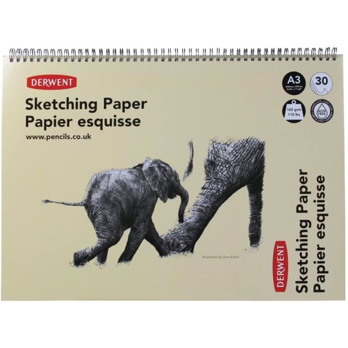SMLT Authenticbook Sketch Pad - 18 Sheets Of 165 GSM Textured Black Paper, 245x176mm Stitched Art Pad - View #6