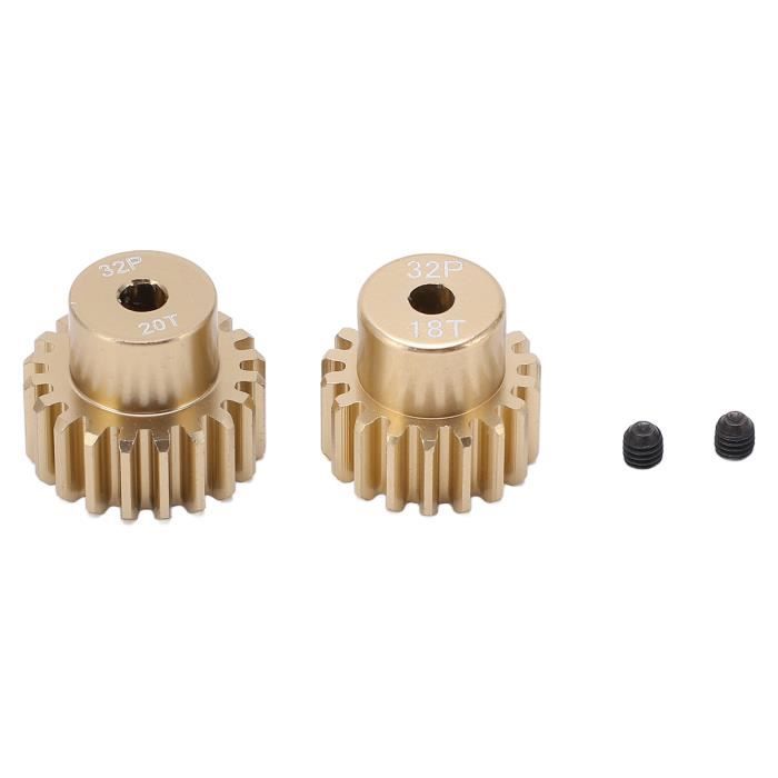 Set Pignoni Motore Per Auto RC - 4 Pezzi 13T/14T/15T/16T, 32P 3.175mm, In Lega Alluminio - Foto 3