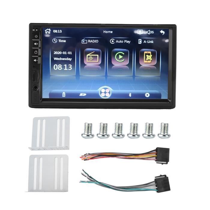 Dioche affichage du navigateur Lecteur multimédia de voiture 7 pouces GPS CD DVD Navigation Fonction CarPlay video autoradio