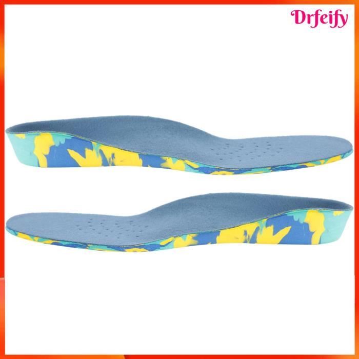 Semelles Orthopédiques Pour Enfants - Lot De 2 Paires, Soutien Voûte Plantaire, Matériau Confortable, Découpables, Tailles 25-34