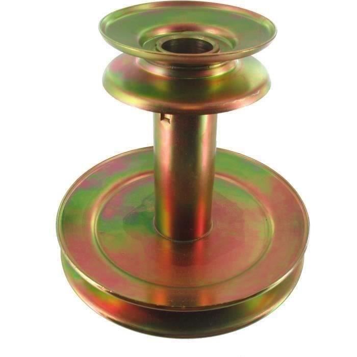 Poulie double adaptable MTD pour paliers de lame