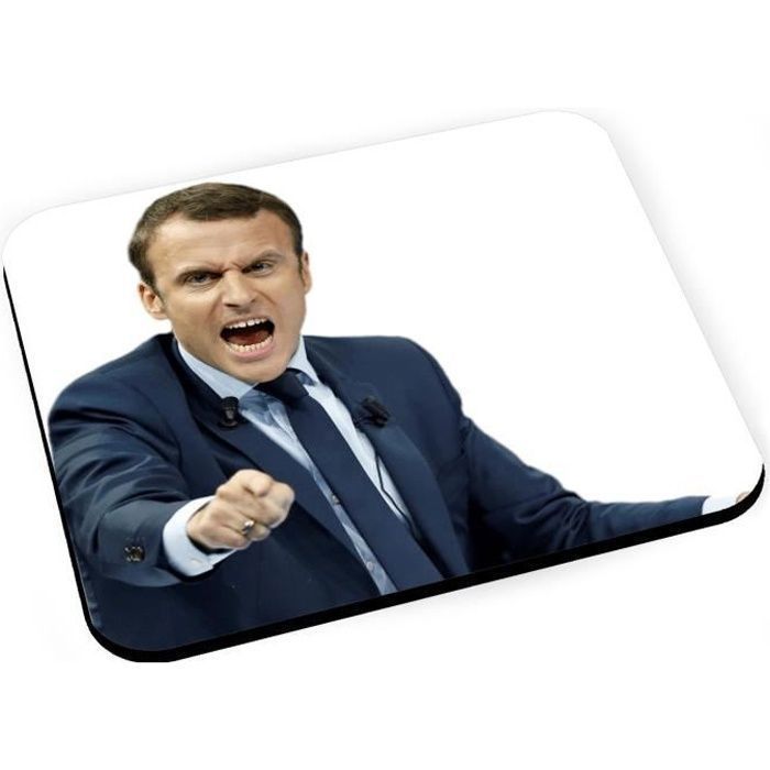 Tapis De Souris Macron En Colere President France Humour Meme Prix Pas Cher Cdiscount