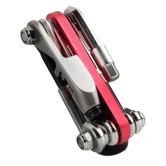 PRO BIKE TOOL Outil multifonction pour vélo Pro Bike Tool 17 en 1 - Kit de réparation