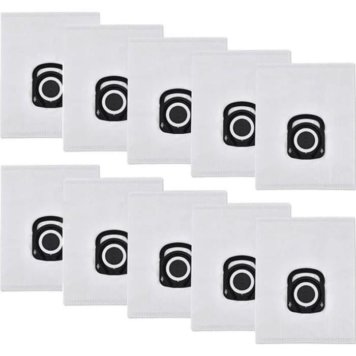 Lot de 10 sacs daspirateur - Pour Rowenta Hygiene + ZR200520Pour Rowenta Compact PowerX-Trem Power Silence Force Power XXL