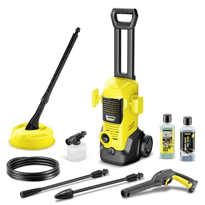 Kärcher Nettoyeur Haute Pression K 2 Premium FJ Home Pression max 110 bar Débit 360 /h Surface 20 m²h Filtre à Eau Poids 4 2kg Pistolet Haute Pression Lance Rotabuse Buse à Mousse Home Kit - vue 9