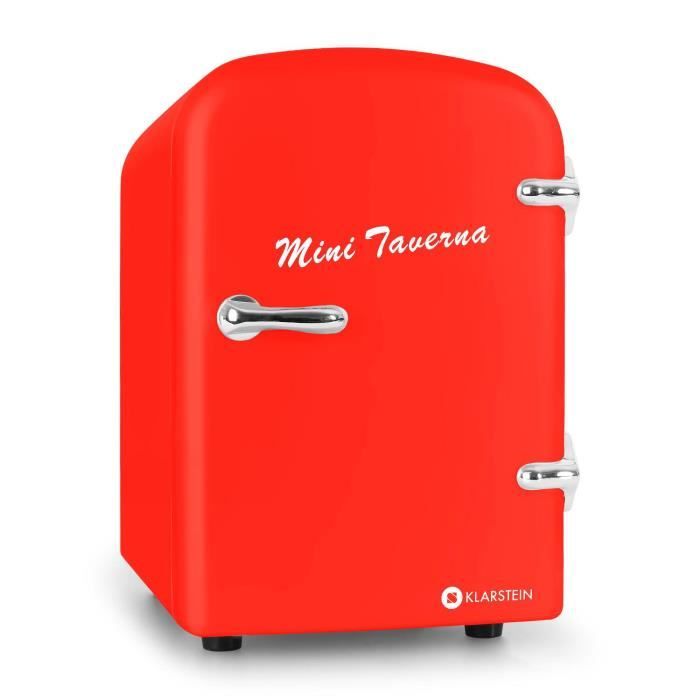 Mini-frigo rouge - 4 litres