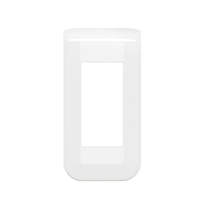 Plaque De Finition Double Legrand Blanc - Pour Installation électrique, Occasion