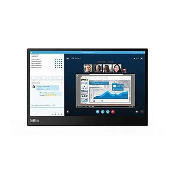 Moniteur Portable - Lenovo - ThinkVision M14 - 14 - Full HD - USB-C - LED