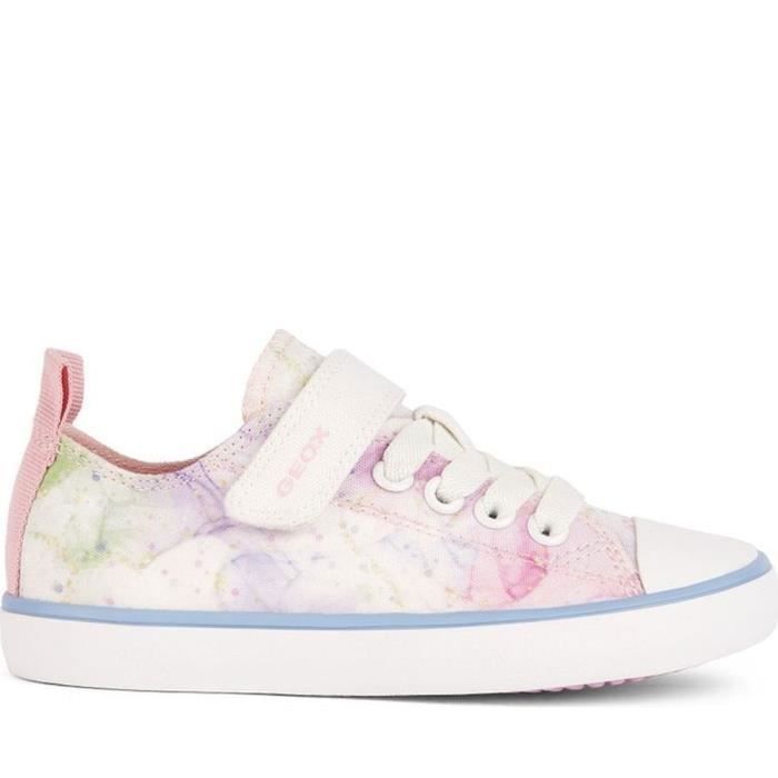 Geox Baskets Geox J454NA 000AN C0406 Blanc Fille - Lacets - Synthétique