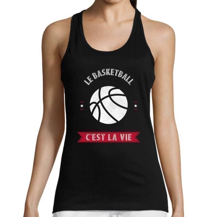 Le Basketball C est la Vie D bardeur Femme Sport Humour Dr le