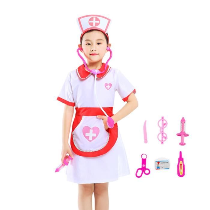 1 Set Infirmiere Drole Confortable Habillage Costume Avec Jouets Medicaux Pour Enfants Deguisement Panoplie De Deguisement Achat Vente Deguisement Panoplie Cdiscount