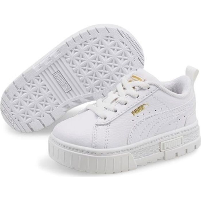 Baskets b?�b?� Mayze Lth Ac - blanc/dor?� Blanc/dor?� - Cdiscount Chaussures