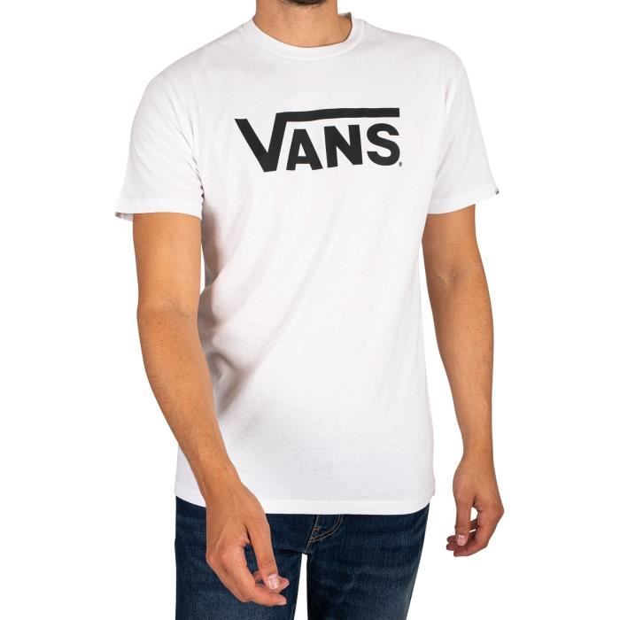 Vans Pour des hommes T-shirt classique, blanc