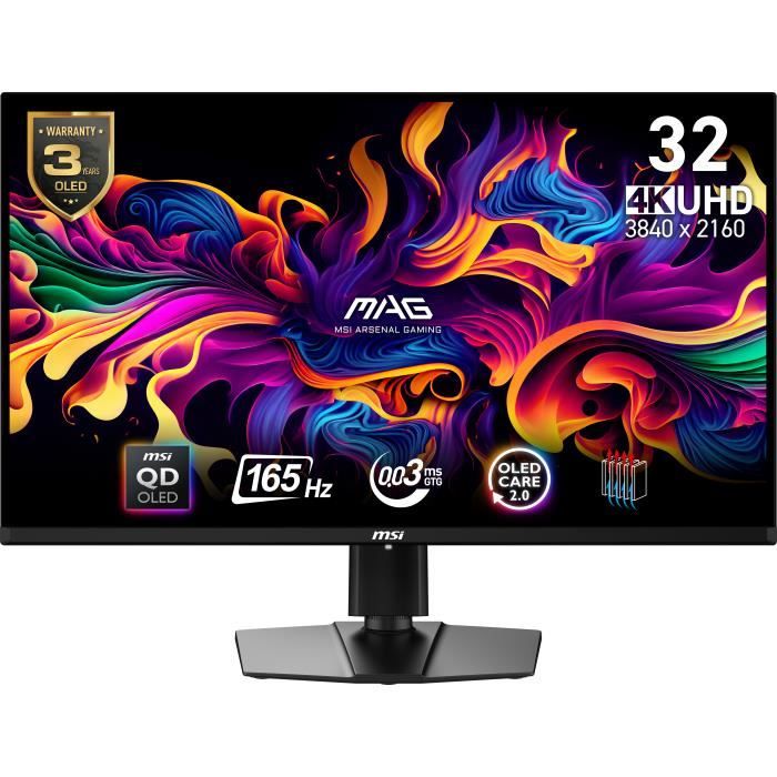 MSI MAG 321UP QD-OLED écran pl