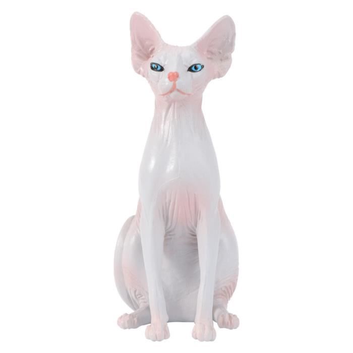 1pc Modele Simule Jouet De Chat Sans Poil Statique Pour Enfant Arbre A Chat Cdiscount Animalerie