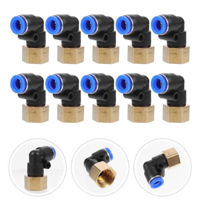 Connecteur Pneumatique Avec Valve Réglable SL12-04 - Pour Outils Air Comprimé - Débit Ajustable