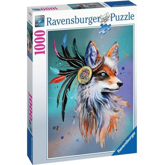 Puzzle 1000 pièces - Lesprit du renard - Ravensburger - Mixte - A partir de 14 ans