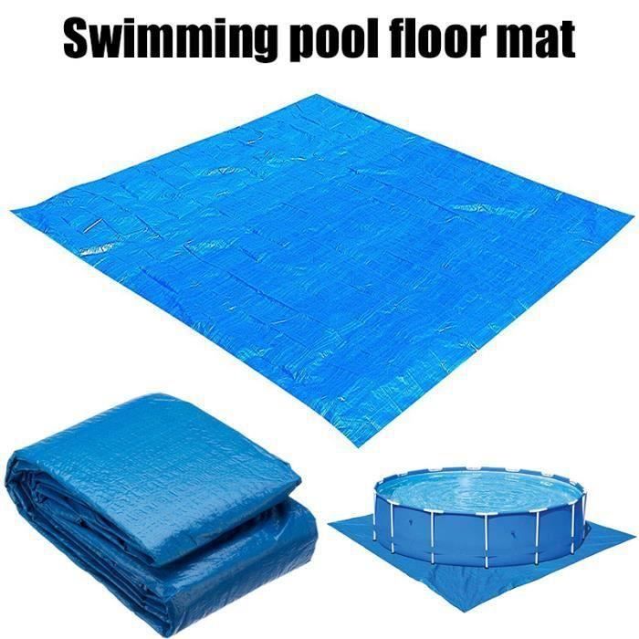 gift-Tapis de protection de sol pour tapis de piscine Tapis de piscine étanche pliant 500 x 300cm